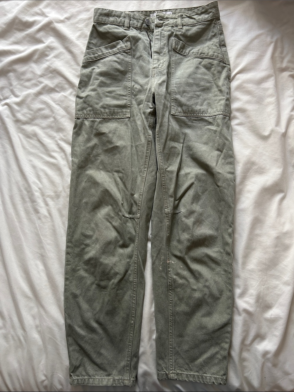 Dynamite Olive Green Cargo Utility Pants